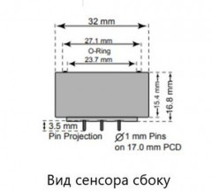 Сенсор NO2/C-20 Membrapor на диоксид азота (NO2, 0-20ppm)