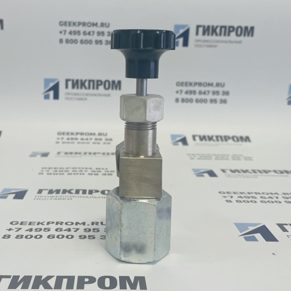Вентиль точной регулировки (ВТР) латунь ИБЯЛ.306577.002 (в упаковке ИБЯЛ.306249.011)