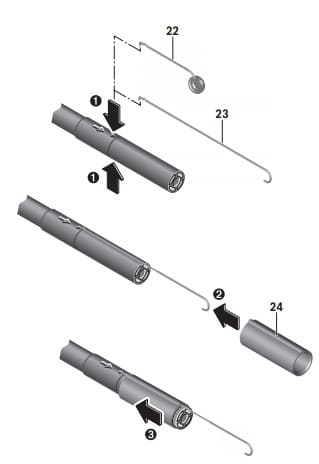Основные элементы видеоскопа Bosch UniversalInspec Основные элементы видеоскопа Bosch UniversalInspec
